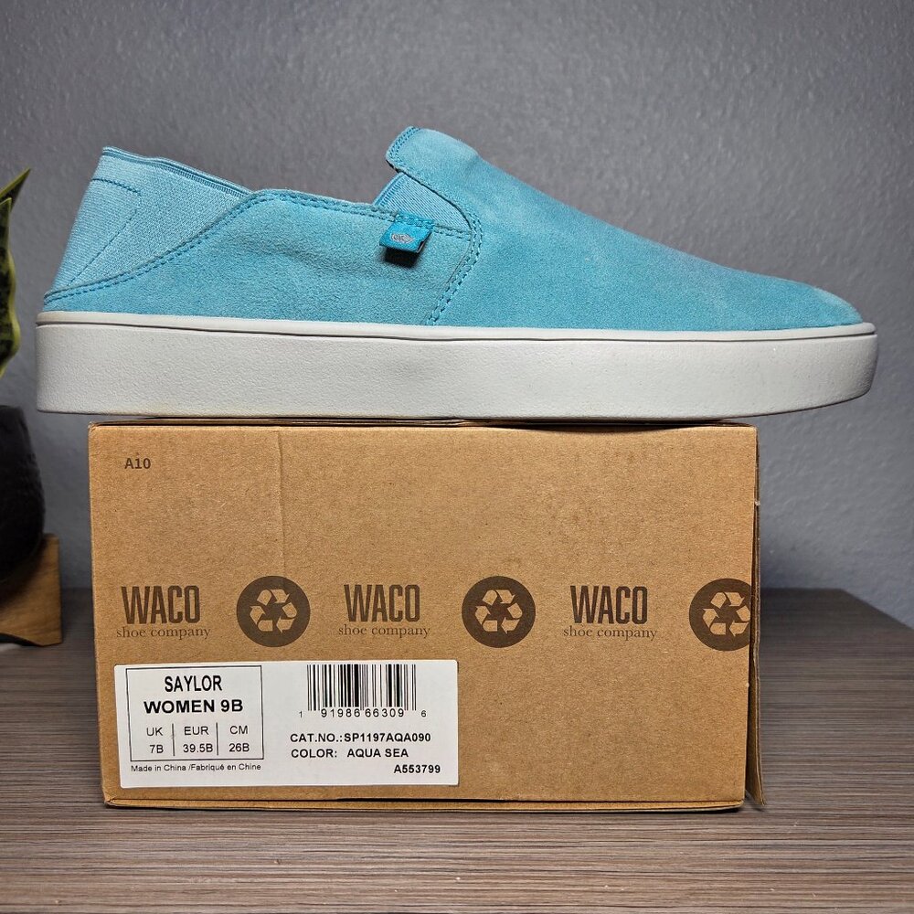 NEW! Spenco - Waco / Revitalign “Saylor” Slip‑On Arch Support Blue – Size 9B